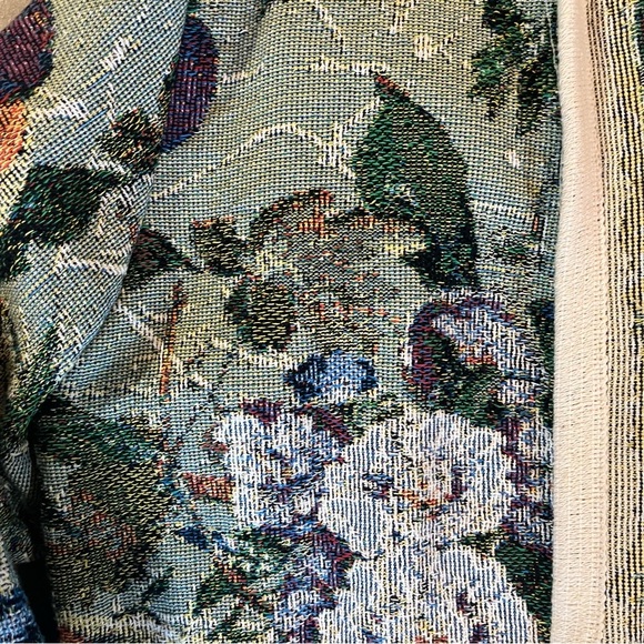 Vintage “Its Outta the Bag” Tapestry Blazer Jacket Sz XL Artsy kitschy unique - Picture 4 of 4